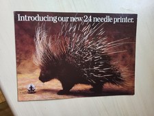 Mannesmann Tally leaflet for MT330 24-needle printer. Perfect condition.