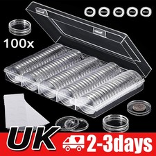 100 Pack Acrylic Round Coin