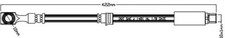 BRAKE HOSE FOR VAUXHALL ASTRA