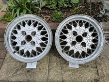 Genuine Ford BBS RA Style Alloy Wheels PAIR Orion 1600E, Mk3 Mk4 Escort