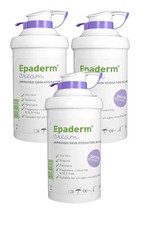 Epaderm Cream 2-in-1 Emollient and Skin Cleanser 500g pack of 3 Dry and Eczema