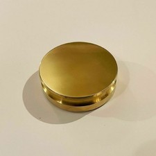 Reggae Roast 570g Vinyl Record Weight/Puck/Stabiliser (single, brass)