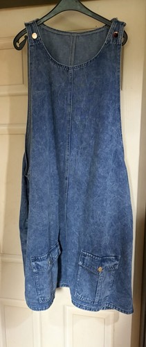 Ladies pinafore dress with - pinafore,