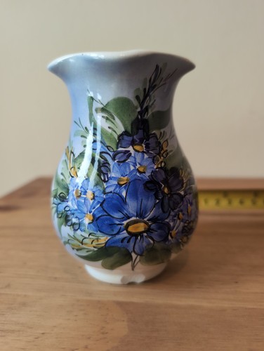 Vintage retro floral blue - retro,