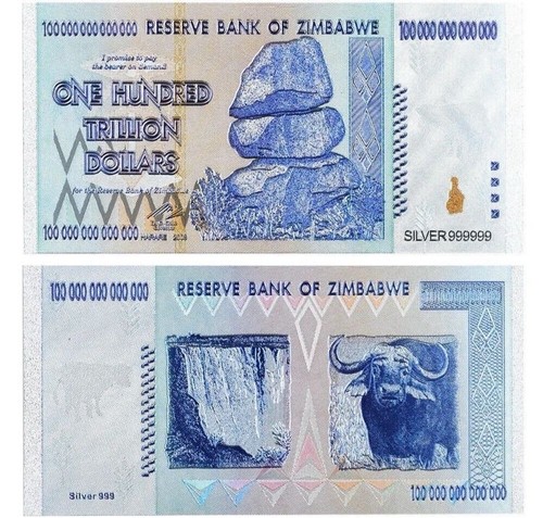 Zimbabwe hundred trillion - hundred,