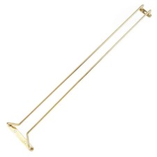 Beaumont wine glass - rack, brass