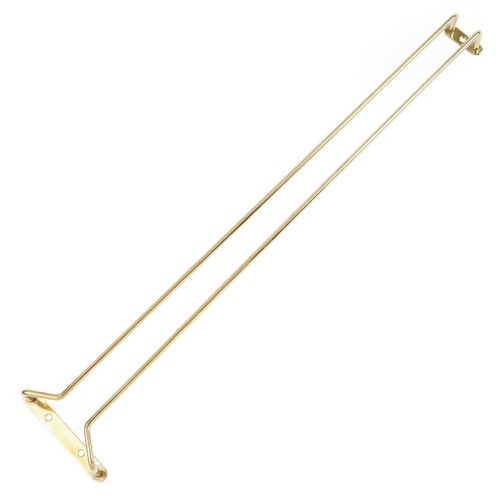 Beaumont wine glass rack brass - wine,