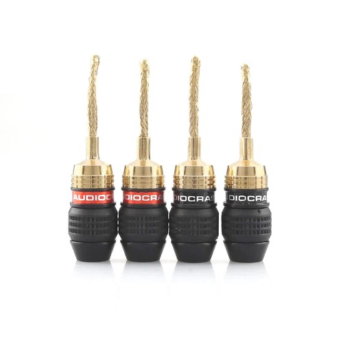 Audiocrast gold plated 2mm pin - gold,