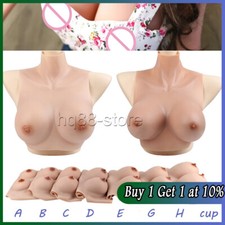 Silicone Breast Forms Breast Plate Fake Boobs Crossdresser Transgender Cosplay