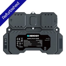Renogy 300 Battery Shunt with Built-in BT, Measure Voltage & Current-Refurbished