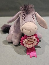 Disney Eeyore's Little Moments Sitting Best Mum Rosette Small Beanie Teddy GC