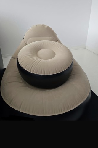 Inflatable chair footstall - inflatable, &