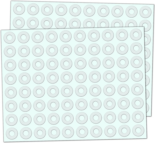 2000 pack transparent hole - transparent,