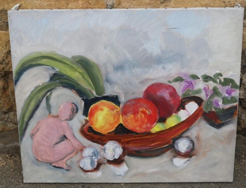 Still life with fruit - , by