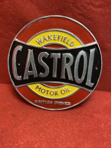 Castrol cast iron style - castrol, sign