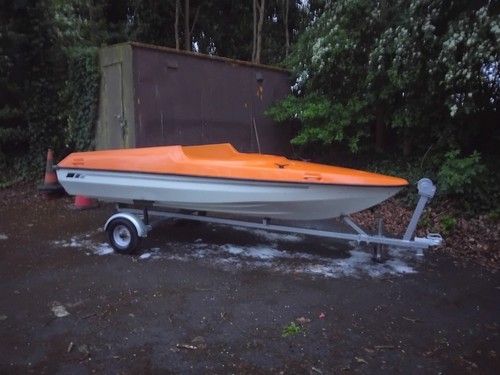Project boat with trailer - boat,