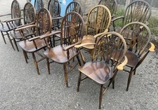 COLLECTION OF ANTIQUE STYLE DINING ARMCHAIS IDEAL  FOR PUBS & RESTAURANTS ETC