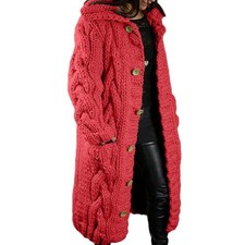 Ladies Loose Chunky Overcoat