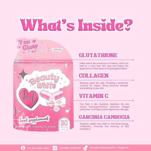 Beauty white glutathione - white,