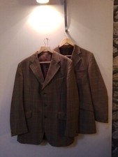 Vintage CENTAUR Mens Blazers Long Checked X2 VGC / need Small Repairs 
