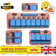 5V 12V 24V 1-2-4-8 Channel Relay High Low Level Optocoupler Module Arduino PI 