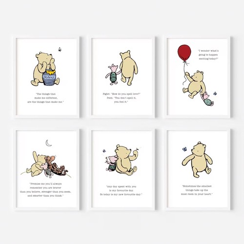 Winnie the pooh quotes print - pooh,