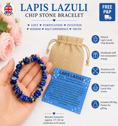 Natural lapis lazuli - lazuli, chip