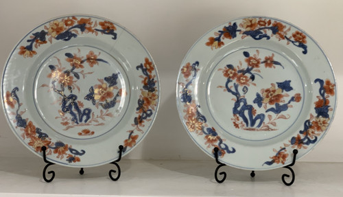 Pair chinese imari pattern - of,