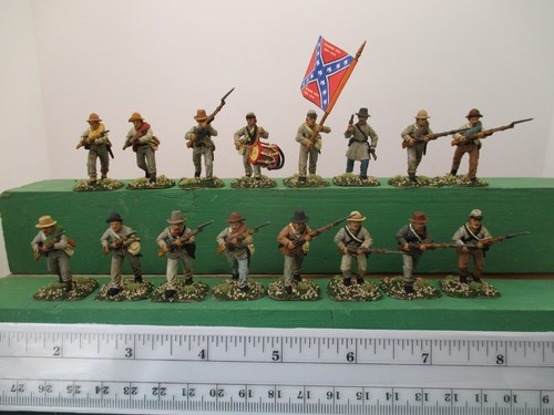 28mm acw confederate infantry - 28mm,