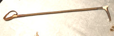ANTIQUE DATE 1892 SILVER MOUNT RIDING CROP CHARLES COOKE  THOMAS BRIGG & SONS
