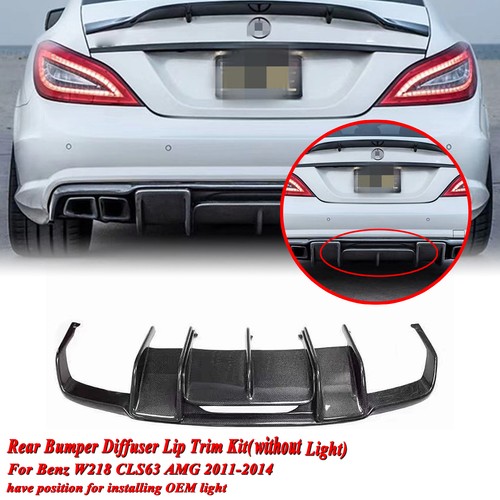 Black rear bumper diffuser - rear,