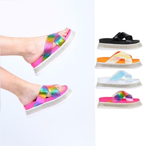 Womens ladies sliders slippers - womens,