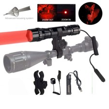 Red LED Hunting Torch Lamp