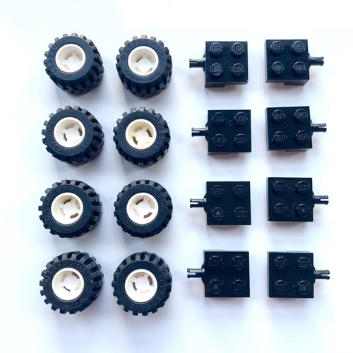 Lego wheels tyres axles - x,