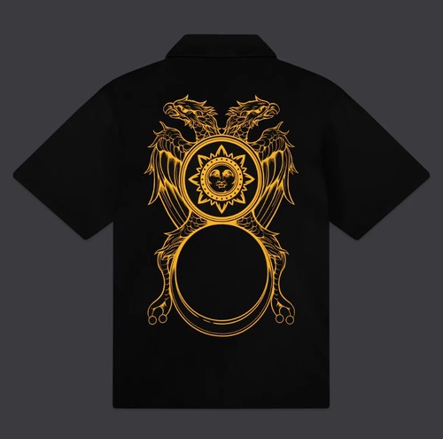 Asso denari outline shirt - di,