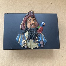 Pirate treasure wooden box & coins Kids Boys, Girls