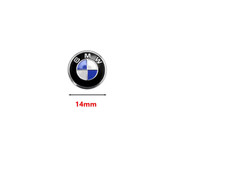 2 x BMW 14mm Logo Stickers