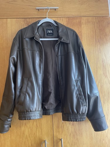 Zara faux leather - faux, brown