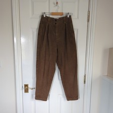 Toast brown corduroy tapered