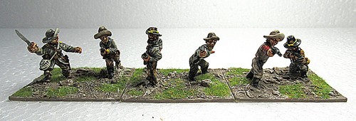Wargames 28mm lead - paint, acw