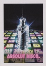 ABSOLUT DISCO 337 postcard