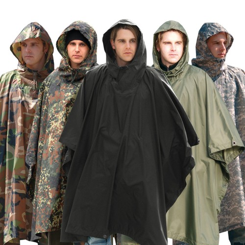 Waterproof hooded army - waterproof, us