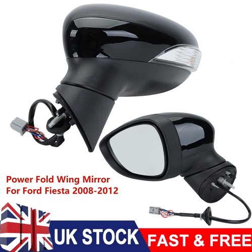 Left power fold black door - power,