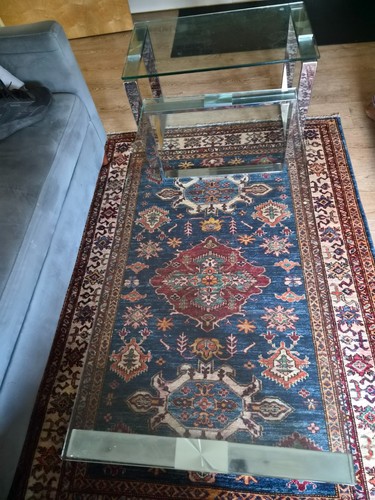 Glass table set - glass,