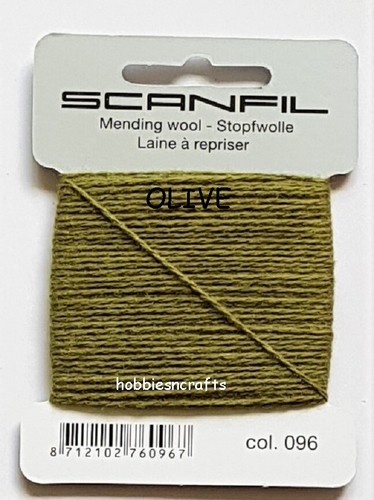 Olive green scanfil - green, thread