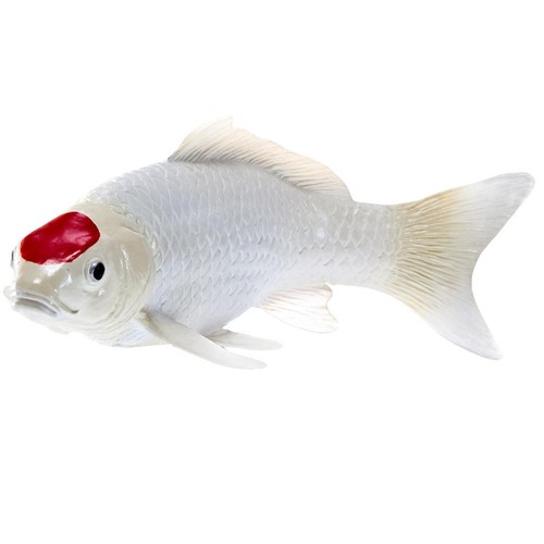 Koi carp fish figurine red - figurine,