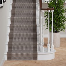 Beige Stair Carpet Cut To