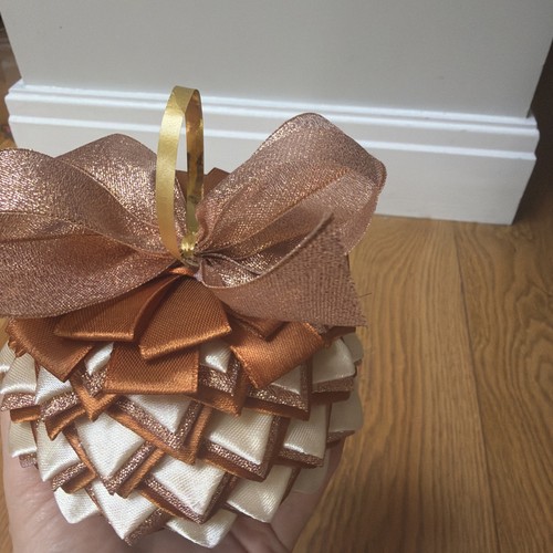 Handmade christmas bauble - christmas,
