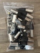 25 Male Neutrik XLR New Style Used Connectors