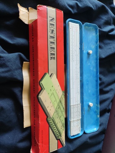 Nestler slide rule with - nestler,